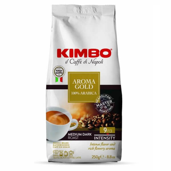 Kimbo Aroma Gold 100 Arabica Cekirdek Kahve 250 gr 3