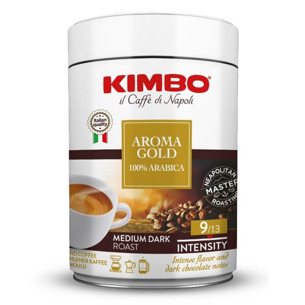 Kimbo Aroma Gold 100 Arabica Filtre Kahve 250 gr Teneke Kutu 1
