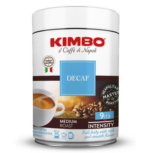 Kimbo Decaffeinato Filtre Kahve Teneke Kutu 250 gr 1