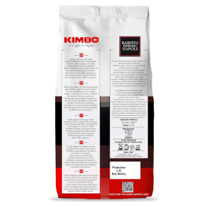 KIMBO Barista Espresso Napoli Çekirdek Kahve (1000 gr) Arka