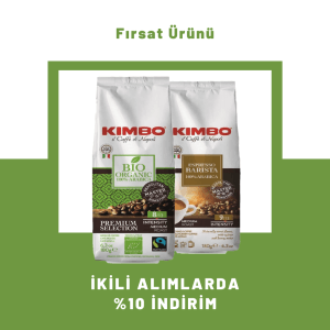 KIMBO Bio Organic Espresso Barista 100 Arabica Filtre Kahve 180 gr
