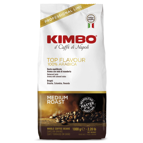 KIMBO Top Flavor 100 Arabica Cekirdek Kahve 1000 gr