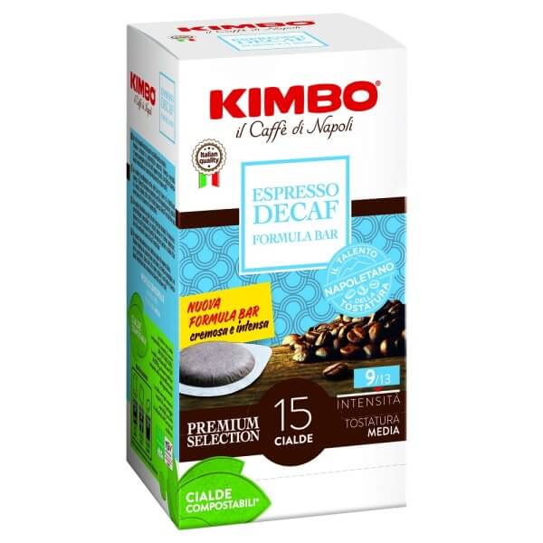 KIMBO Cialda Espresso Decaf Yassi Pod Kahve 15li Kutuda