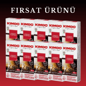 KIMBO Napoli Nespresso Uyumlu Kapsül Kahve (10’lu Kutuda) (10 Kutu)