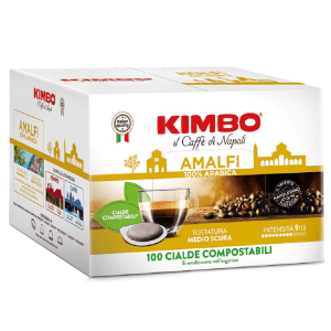KIMBO Cialda Amalfi 100% Arabica Yassı Pod Uyumlu Kapsül Kahve (100'lü Kutuda)