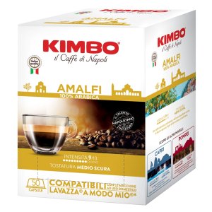 KIMBO Amalfi 100% Arabica A Modo Mio Uyumlu Kapsül Kahve (50'li Kutuda)