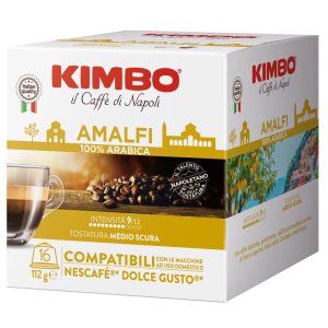 KIMBO Amalfi 100% Arabica Dolce Gusto Uyumlu Kapsül Kahve (16'lı Kutuda)