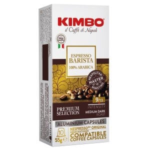 KIMBO Barista Armonia 100% Arabica Nespresso Compatible Capsule Coffee (Aluminum) (10 Capsule Box)