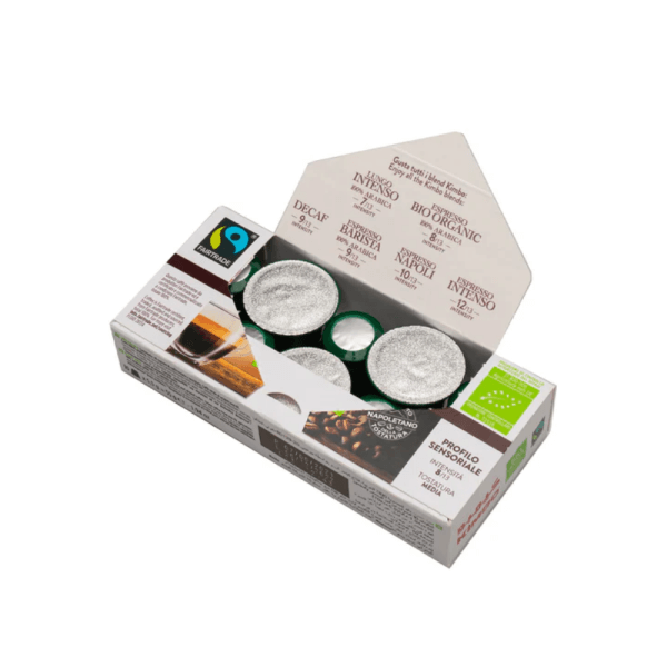KIMBO Bio Organic 100% Arabica Nespresso Compatible Capsule Coffee (Aluminum) (10 Capsule Box) - Image 2