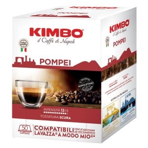 KIMBO Pompei A Modo Mio Compatible Capsule Coffee (50 Capsule Box)