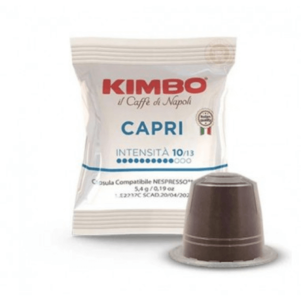 KIMBO Capri Nespresso Uyumlu Kapsül Kahve (50'li Kutuda) İc
