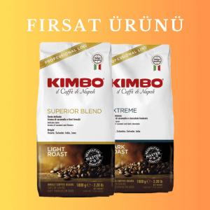 KIMBO Superior Blend + Extreme Çekirdek Kahve (1000 gr) (2'li Set)