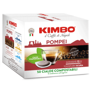 KIMBO Cialde Pompei Yassı Pod Uyumlu Kapsül Kahve (50'li Kutuda)