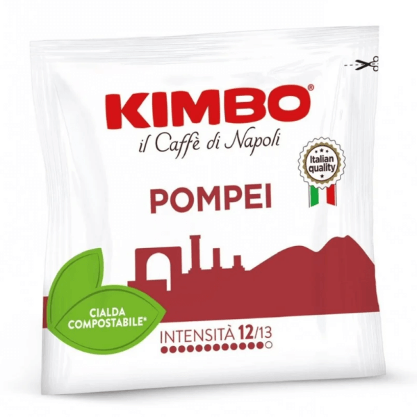 KIMBO Cialde Pompei Flat Pod Compatible Capsule Coffee (100 Capsule Box) - Image 2