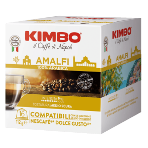 KIMBO Amalfi 100% Arabica Dolce Gusto Uyumlu Kapsül Kahve (16'lı Kutuda)