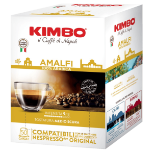 KIMBO Amalfi 100% Arabica Nespresso Uyumlu Kapsül Kahve (50'li Kutuda)