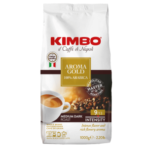 KIMBO Aroma Gold 100% Arabica Çekirdek Kahve (1000 gr)