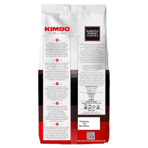 KIMBO Barista Espresso Napoli Çekirdek Kahve (250 gr) Arka