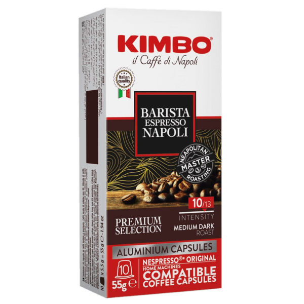 KIMBO Barista Espresso Napoli Nespresso Uyumlu Kapsül Kahve (Alümi
