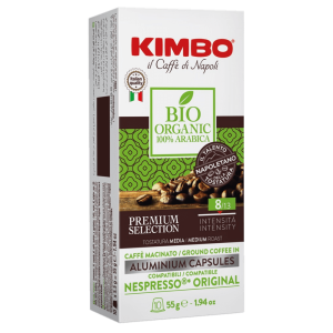 KIMBO Bio Organic 100% Arabica Nespresso Uyumlu Kapsül Kahve (Alü