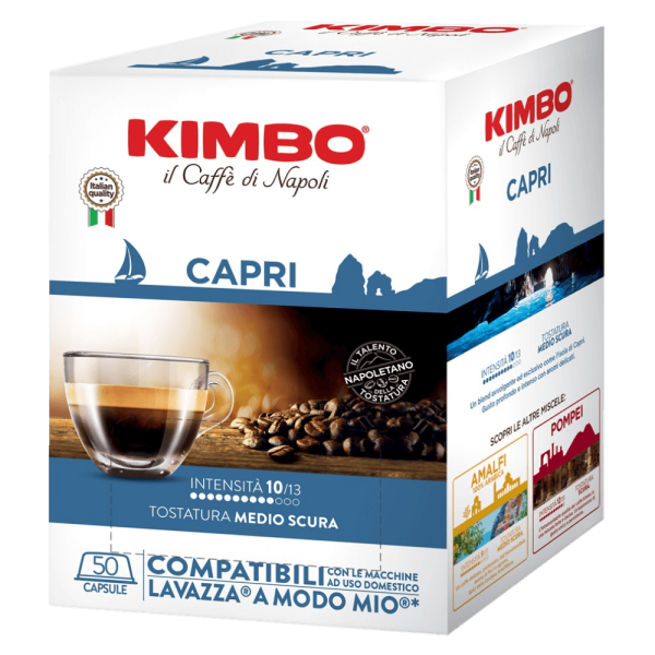 KIMBO Capri A Modo Mio Uyumlu Kapsül Kahve (50'li Kutuda)