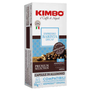 KIMBO Decaf Nespresso Uyumlu Kapsül Kahve (Alüminyum) (10’lu Kutuda)