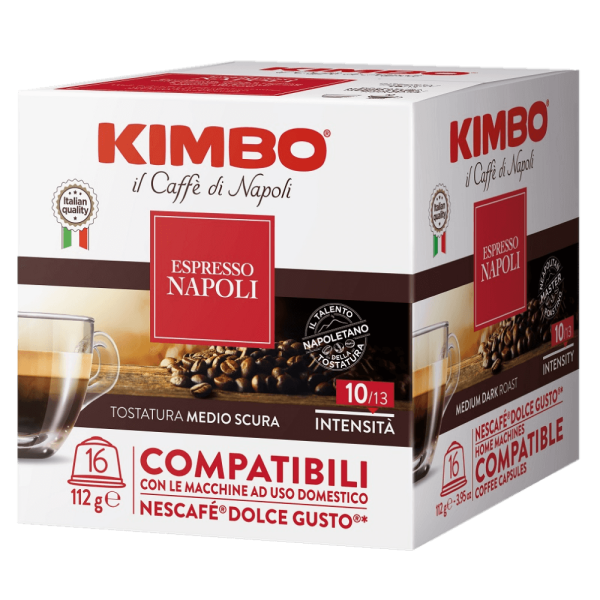 KIMBO Napoli Dolce Gusto Uyumlu Kapsül Kahve (16’lı Kutuda)