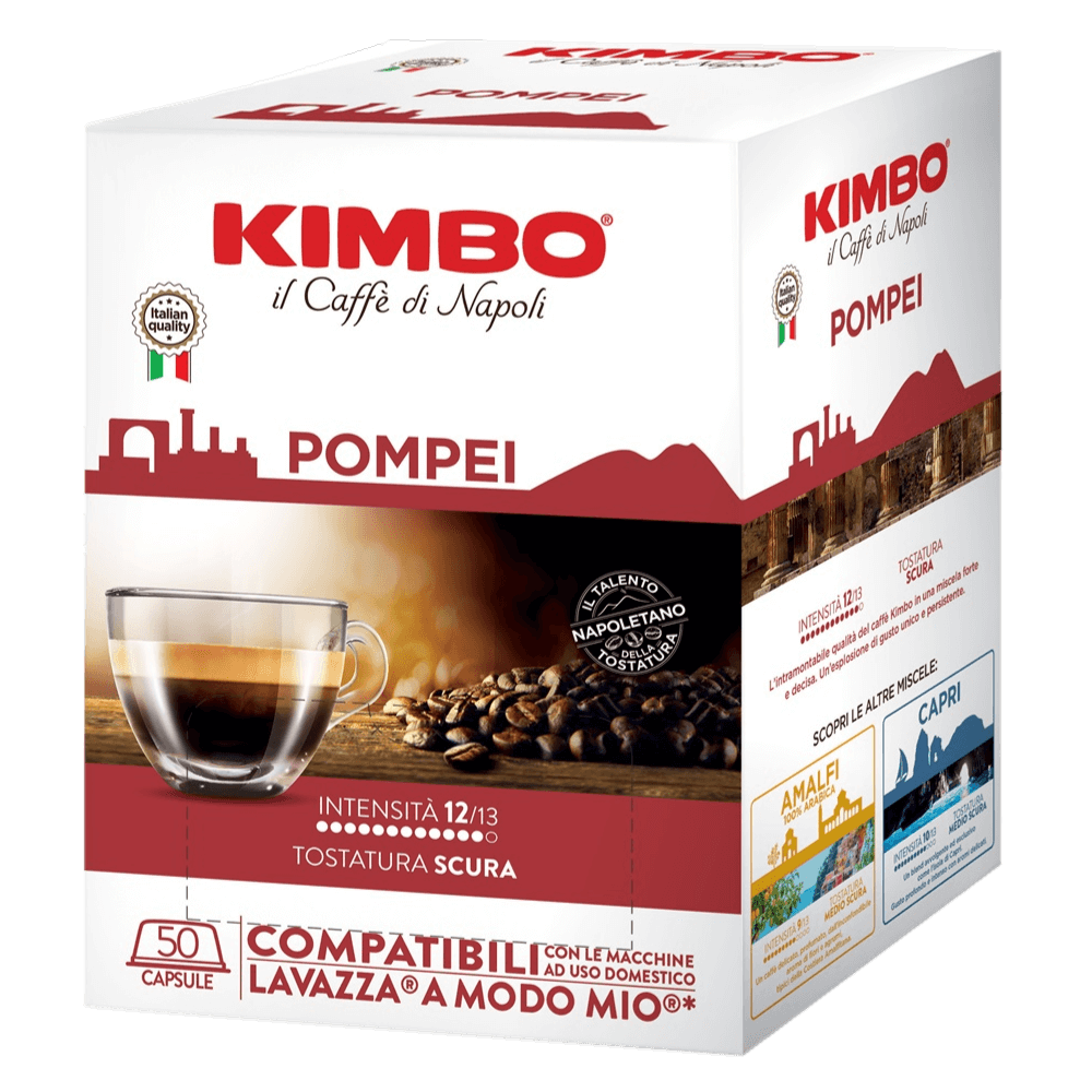 KIMBO Pompei A Modo Mio Uyumlu Kapsül Kahve (50'li Kutuda)