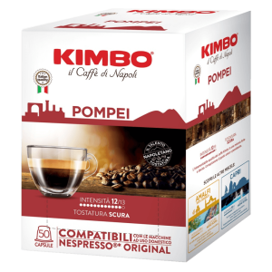 KIMBO Pompei Nespresso Uyumlu Kapsül Kahve (50'li Kutuda)