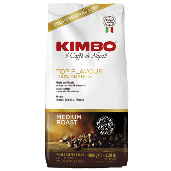 KIMBO Top Flavor 100% Arabica Whole Coffee Beans (1000 gr)